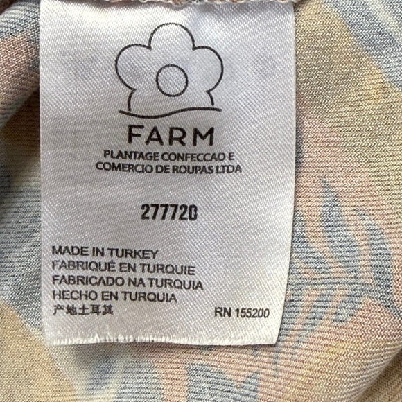 Farm Rio Bambina Maxi Skirt Floral Tiered Boho Viscose Cottagecore Festival Skir - Picture 10 of 14